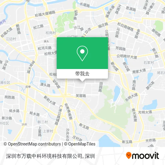 深圳市万载中科环境科技有限公司地图