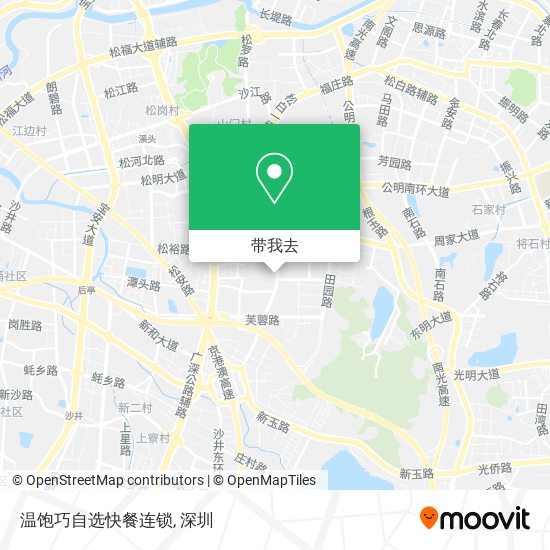 温饱巧自选快餐连锁地图