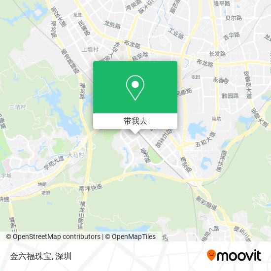 金六福珠宝地图