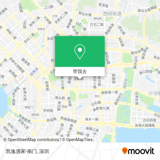 凯逸酒家-南门地图