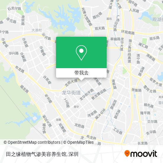 田之缘植物气渗美容养生馆地图