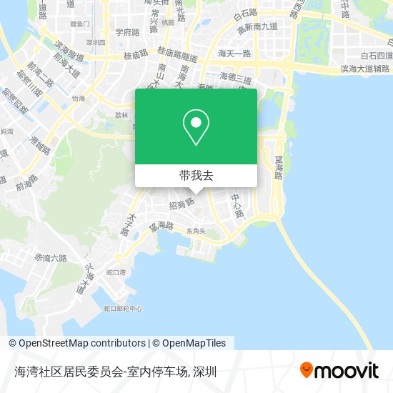 海湾社区居民委员会-室内停车场地图