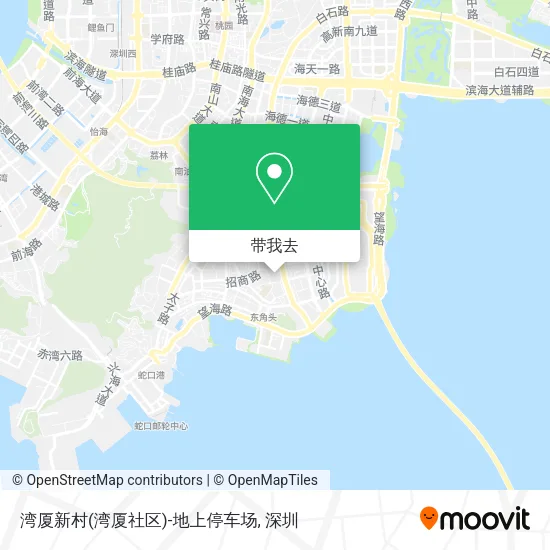 湾厦新村(湾厦社区)-地上停车场地图