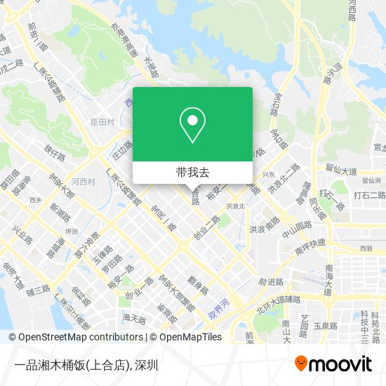 一品湘木桶饭(上合店)地图