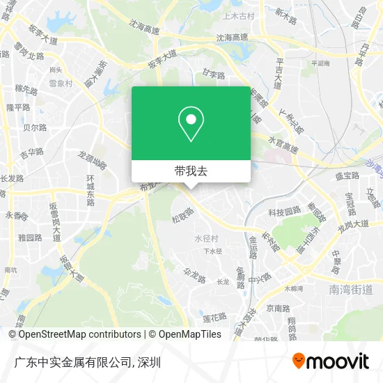 广东中实金属有限公司地图