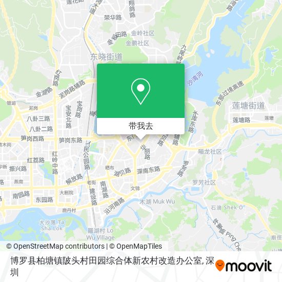 博罗县柏塘镇陂头村田园综合体新农村改造办公室地图