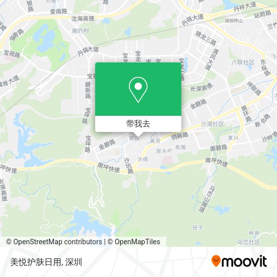 美悦护肤日用地图