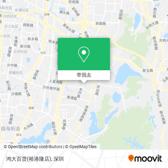 鸿大百货(裕港隆店)地图