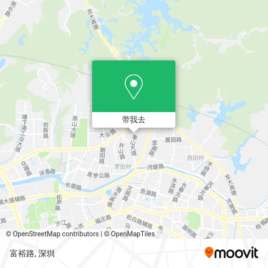 富裕路地图