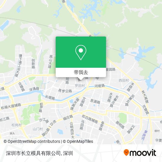 深圳市长立模具有限公司地图