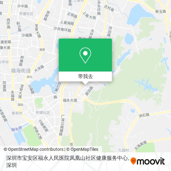 深圳市宝安区福永人民医院凤凰山社区健康服务中心地图