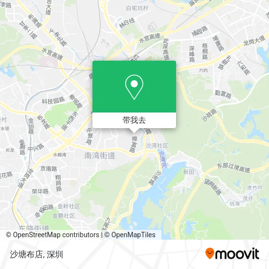 沙塘布店地图