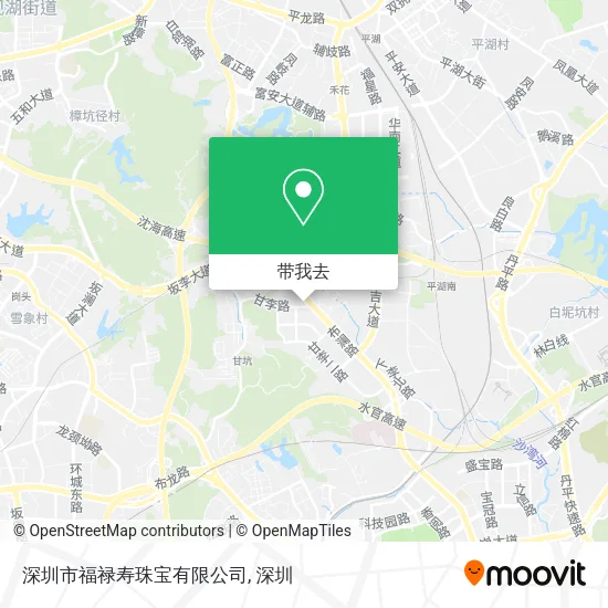 深圳市福禄寿珠宝有限公司地图