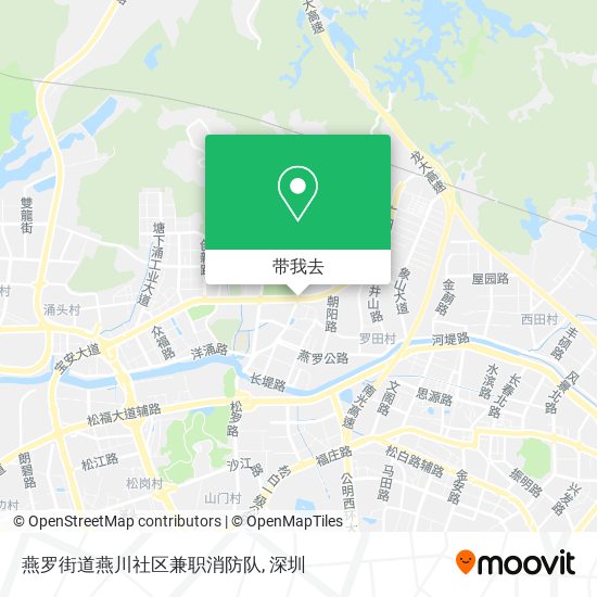 燕罗街道燕川社区兼职消防队地图