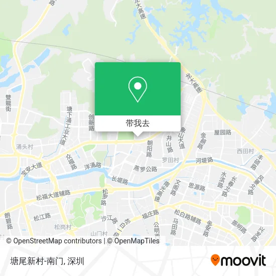 塘尾新村-南门地图