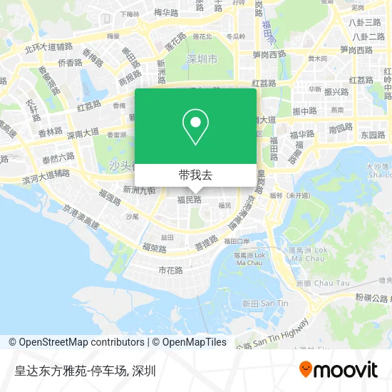 皇达东方雅苑-停车场地图