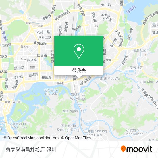 義泰兴南昌拌粉店地图