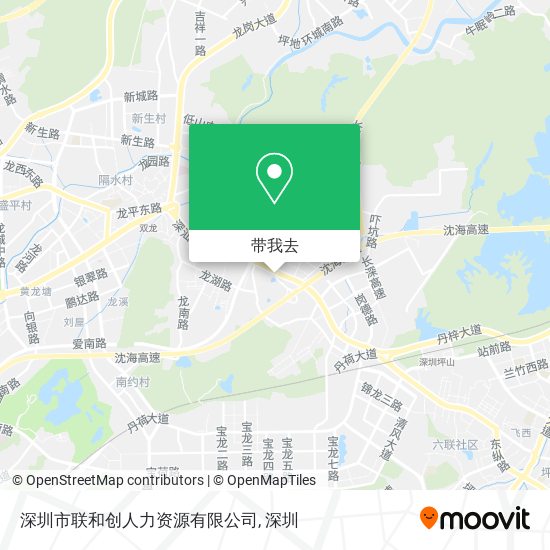 深圳市联和创人力资源有限公司地图