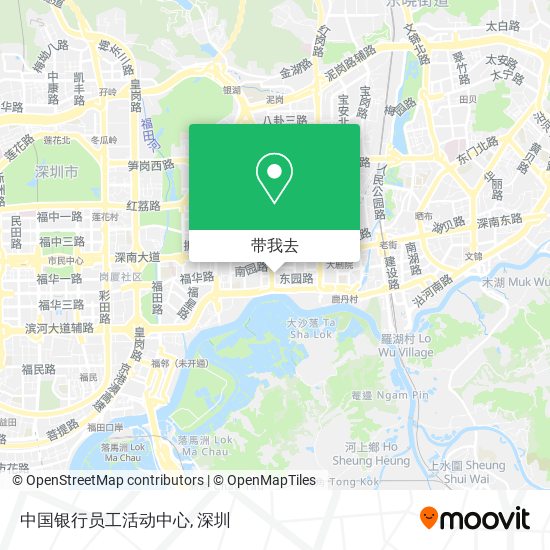 中国银行员工活动中心地图