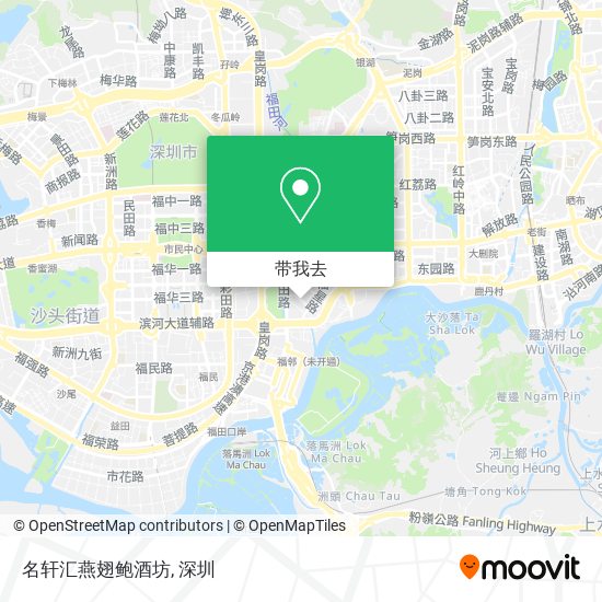 名轩汇燕翅鲍酒坊地图