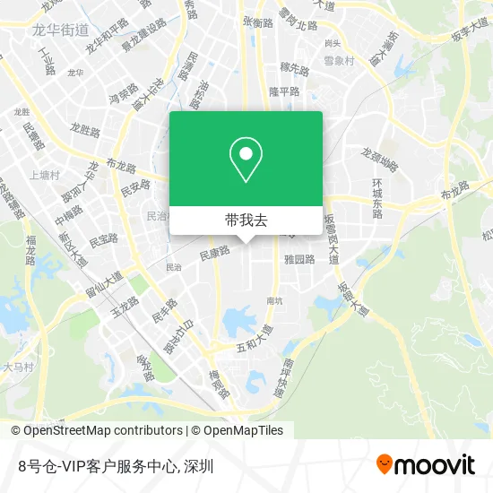 8号仓-VIP客户服务中心地图