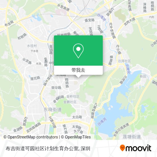 布吉街道可园社区计划生育办公室地图