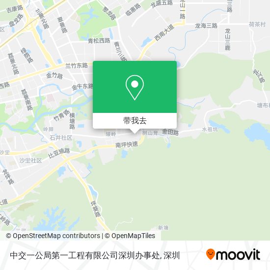中交一公局第一工程有限公司深圳办事处地图