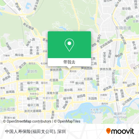 中国人寿保险(福田支公司)地图