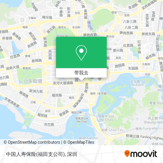 中国人寿保险(福田支公司)地图