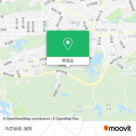 马峦创谷地图