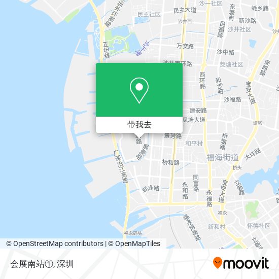 会展南站①地图