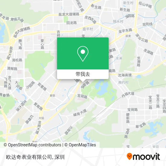 欧达奇表业有限公司地图