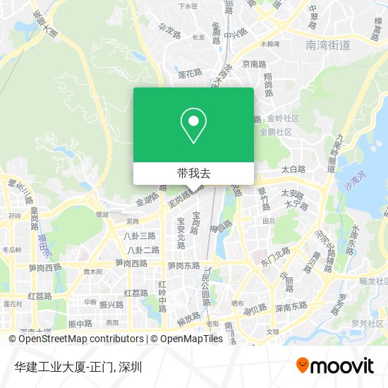 华建工业大厦-正门地图