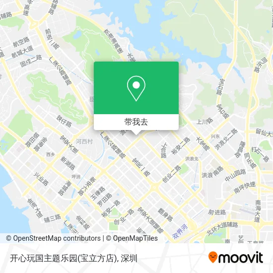 开心玩国主题乐园(宝立方店)地图