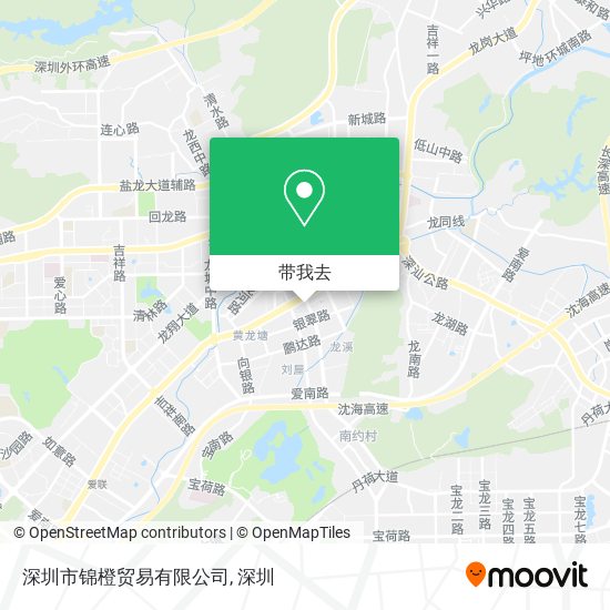 深圳市锦橙贸易有限公司地图