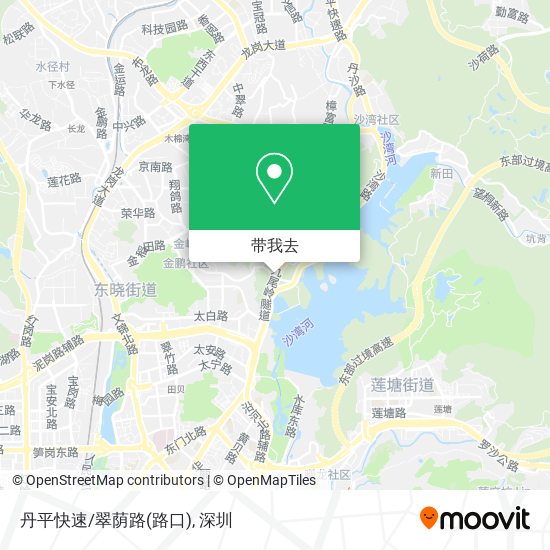 丹平快速/翠荫路(路口)地图