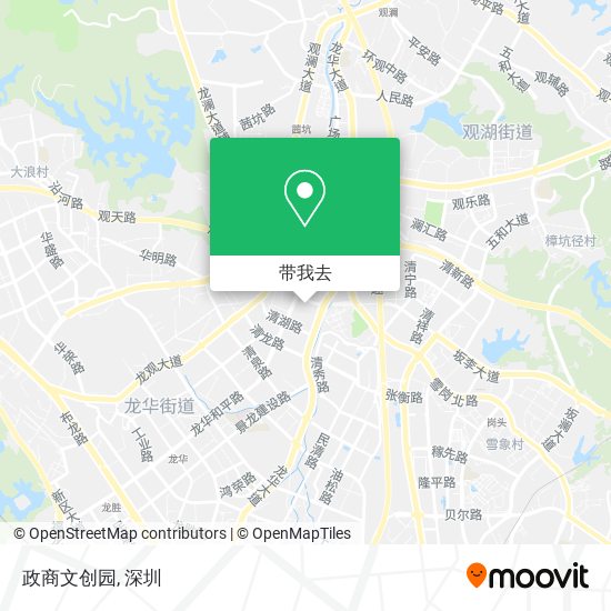 政商文创园地图