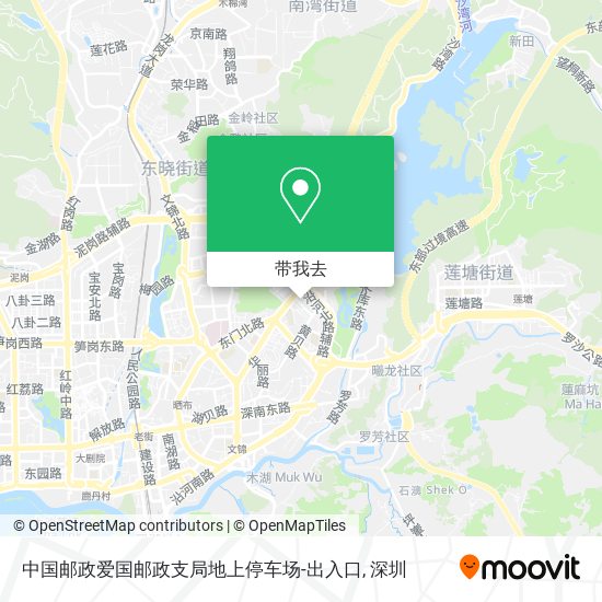 中国邮政爱国邮政支局地上停车场-出入口地图