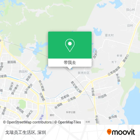 戈瑞员工生活区地图