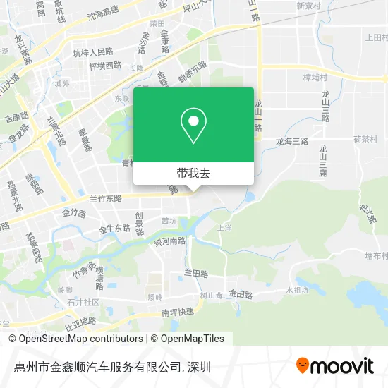 惠州市金鑫顺汽车服务有限公司地图