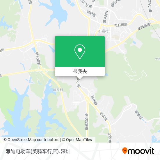 雅迪电动车(美骑车行店)地图