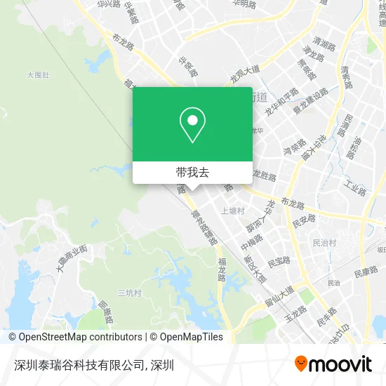 深圳泰瑞谷科技有限公司地图