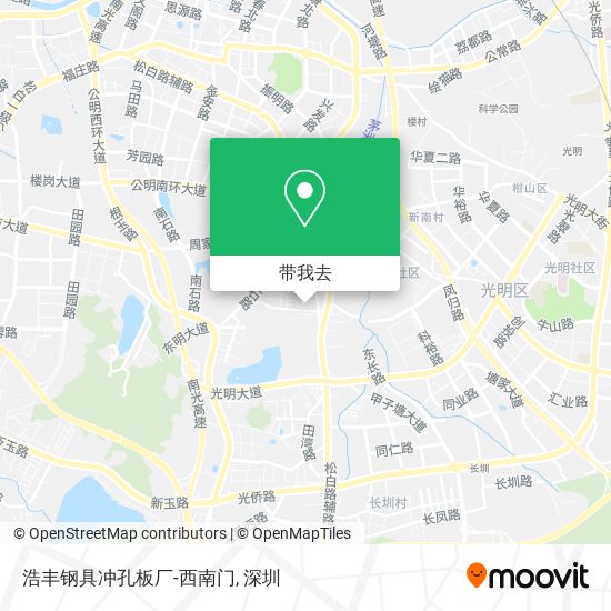 浩丰钢具冲孔板厂-西南门地图