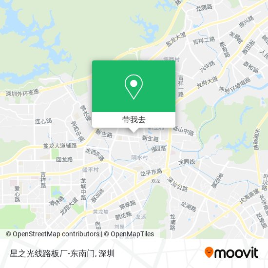 星之光线路板厂-东南门地图