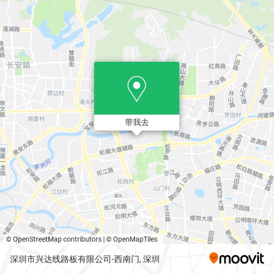 深圳市兴达线路板有限公司-西南门地图