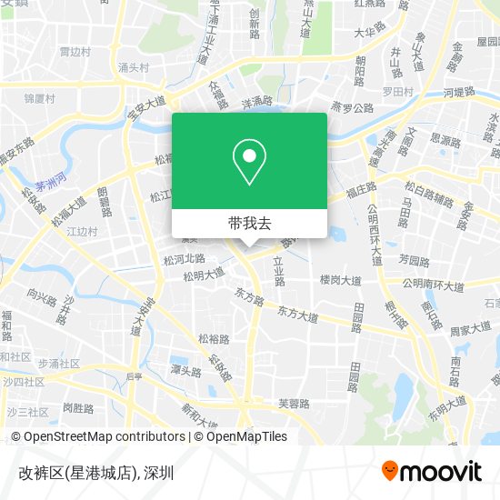 改裤区(星港城店)地图