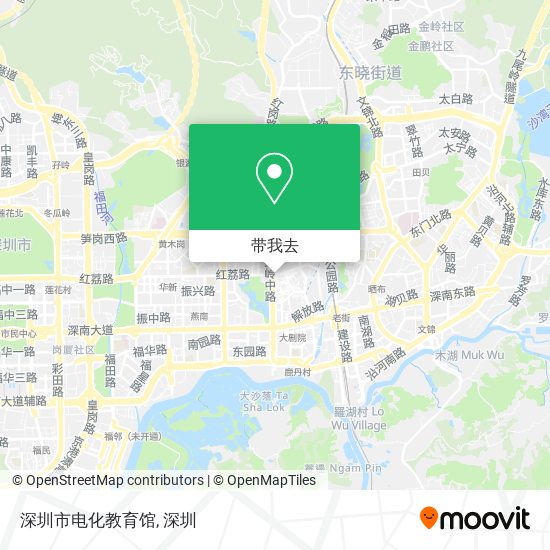 深圳市电化教育馆地图