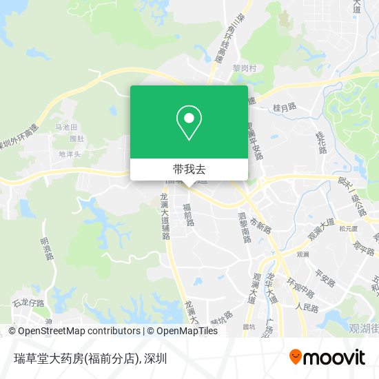 瑞草堂大药房(福前分店)地图