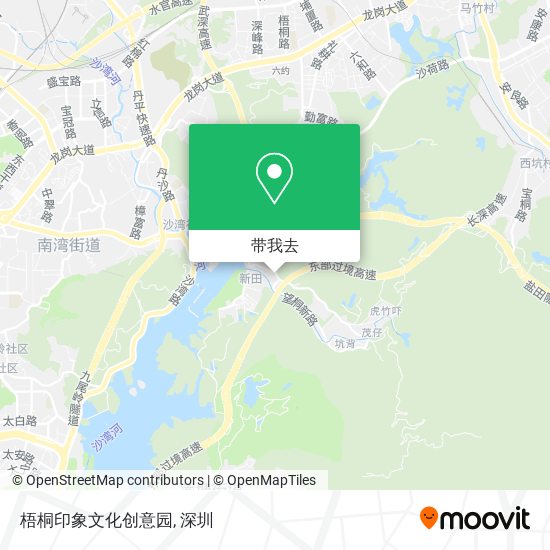 梧桐印象文化创意园地图