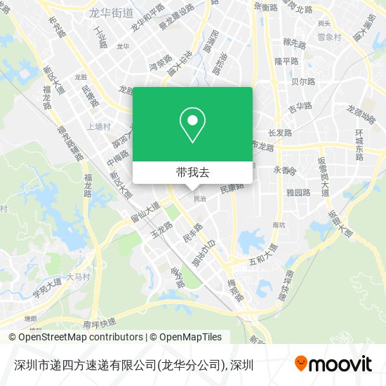 深圳市递四方速递有限公司(龙华分公司)地图